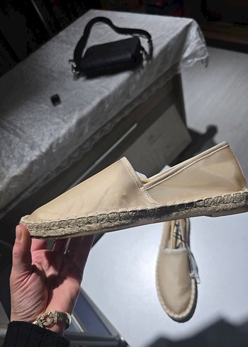 Bej Kadın Dolgu Topuklu Espadril - Görsel 4