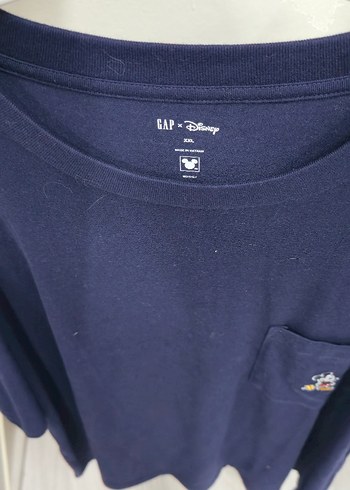 Lacivert Denim Kısa Kollu Erkek Tişört - Görsel 3