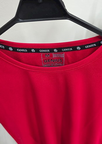 Kırmızı Erkek Kısa Kollu Atletik Tişört - Görsel 3