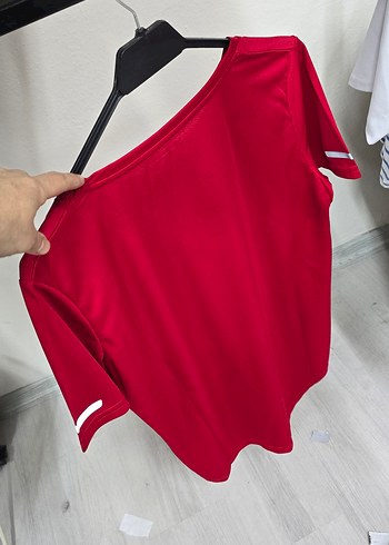 Kırmızı Erkek Kısa Kollu Atletik Tişört - Görsel 4