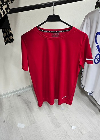 Kırmızı Erkek Kısa Kollu Atletik Tişört - Görsel 2