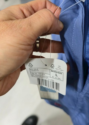 Erkek Mavi Rahat Kesim Mini Şort - Görsel 6