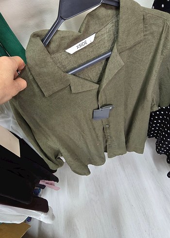 XSIDE Yeşil Kısa Kollu Regular Fit Erkek Gömlek - Görsel 3