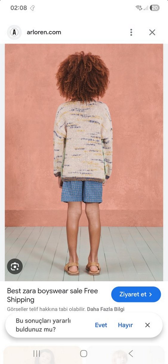 zara erkek çoçuk kazak - Görsel 2