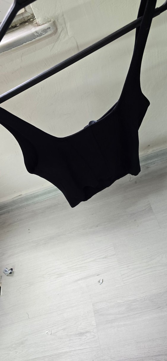 Siyah Midi Sporcu Sütyeni - Görsel 3