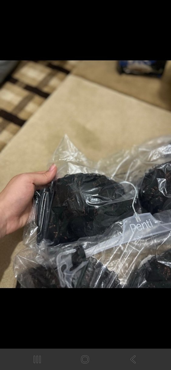 Lotus Nakışlı Siyah Sütyen 75 numara - Görsel 2