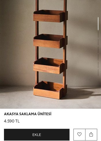 zara saklama ünitesi
