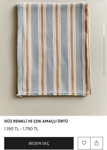 Zara Home zara home çok amaçlı örtü