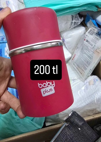 Baby Plus Kırmızı Çocuk Termosu