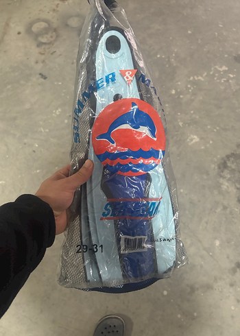 Mavi Erkek Su Ayakkabısı Velcro Bantlı - Görsel 2