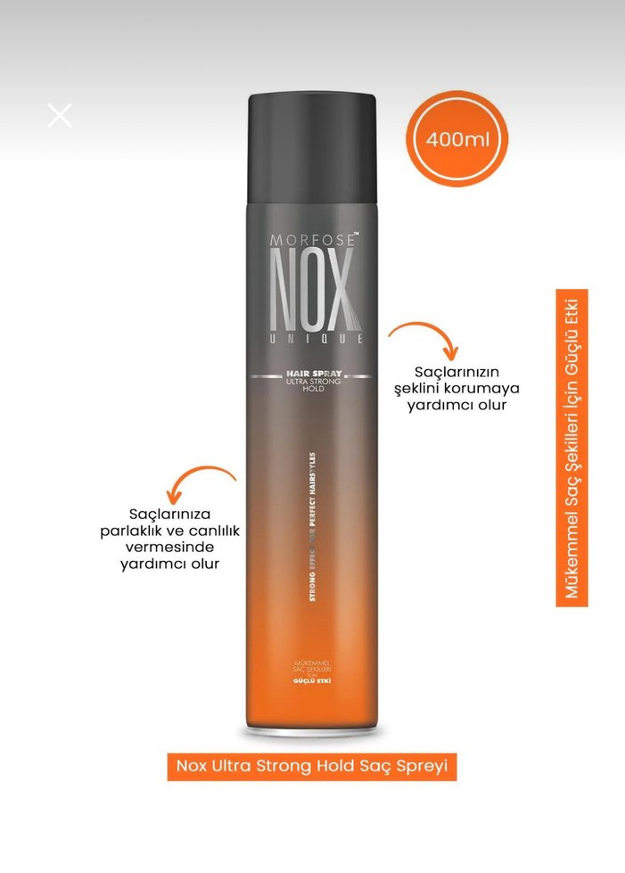 Morfose Nox Unite Saç Spreyi 400 ml - Görsel 2