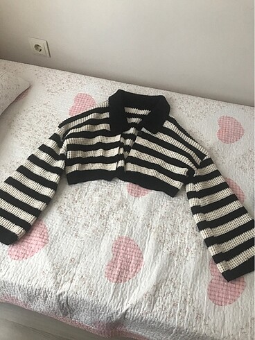 Crop hırka