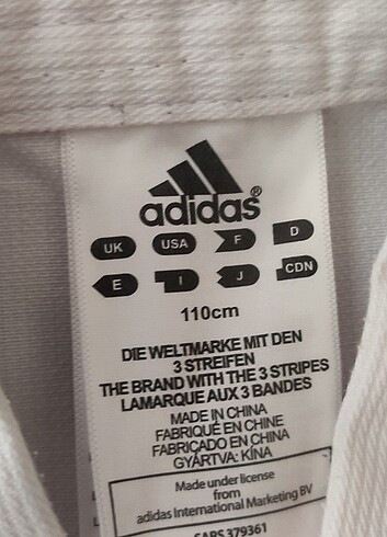 8 Yaş Beden Adidas tekvando kıyafeti WT onaylı 