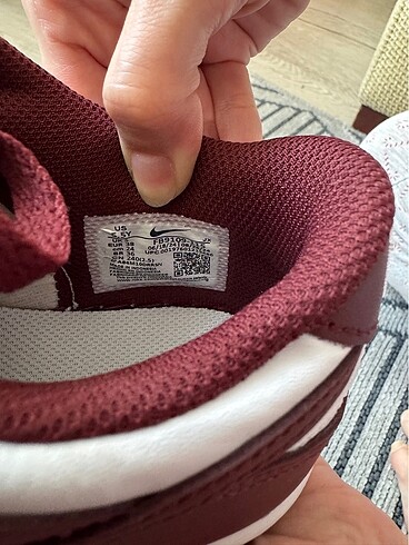 38 Beden bordo Renk Nıke DUNK LOW