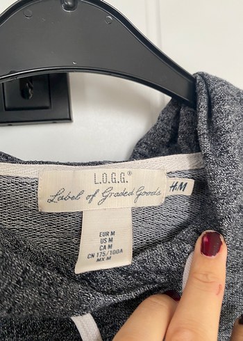 Erkek Gri Fermuarlı Sweatshirt - Görsel 4