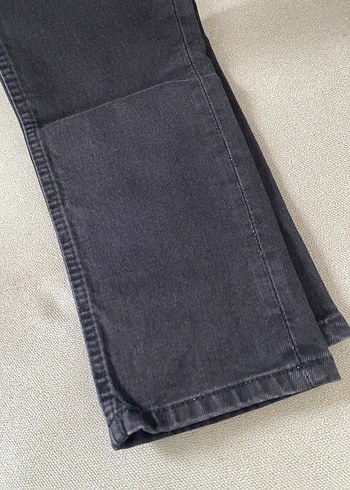 Gri Midi Kadın Denim Pantolon - Görsel 2