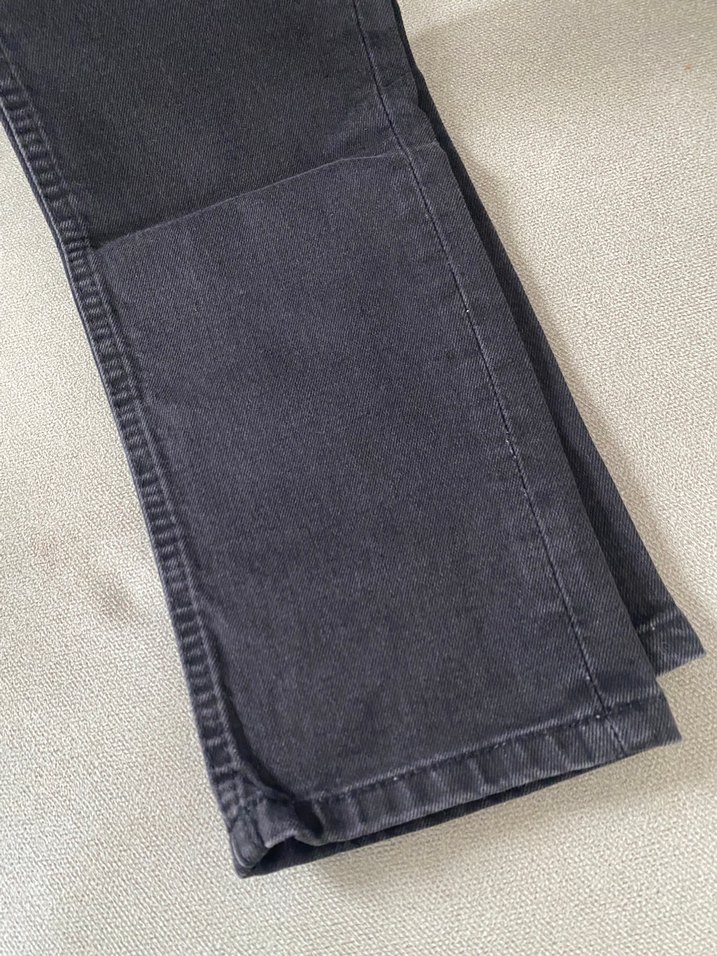 Gri Midi Kadın Denim Pantolon - Görsel 2