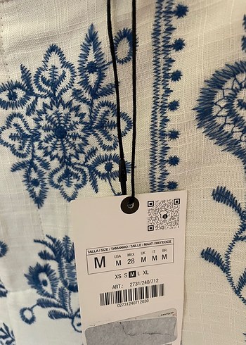 Zara İşlemeli pantalon - Görsel 5