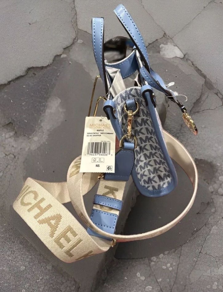 Mavi Mini Kadın Kot Çanta - Görsel 4