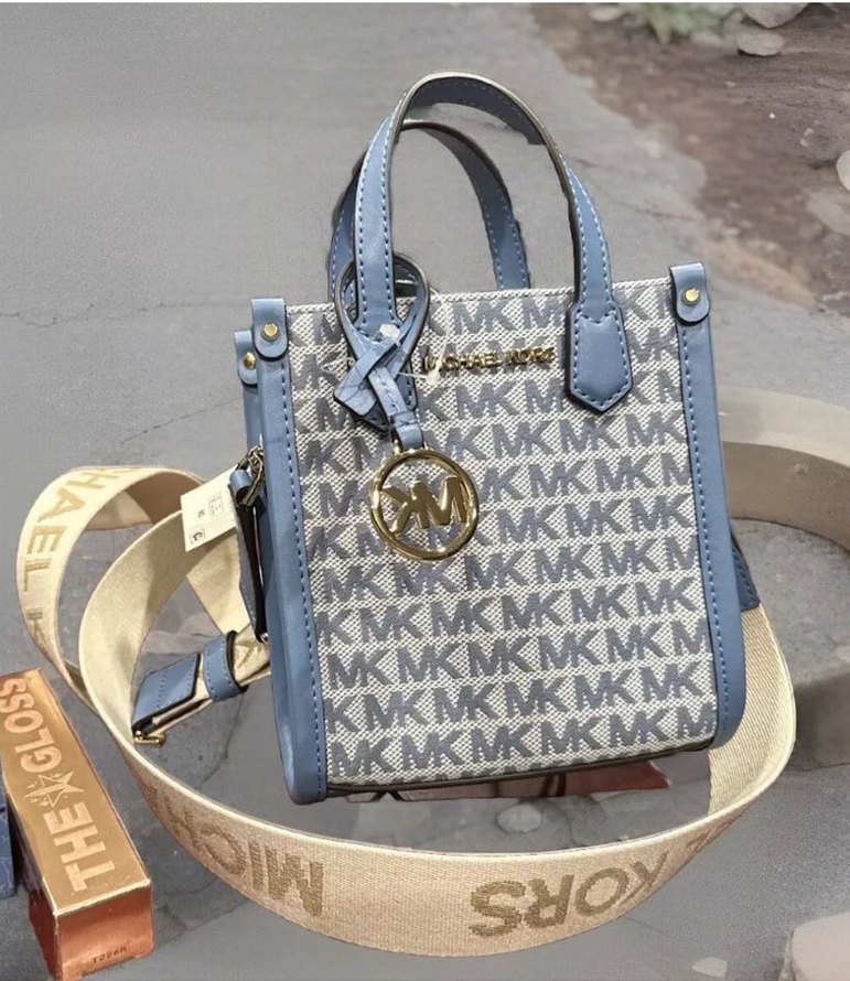 Mavi Mini Kadın Kot Çanta - Görsel 3