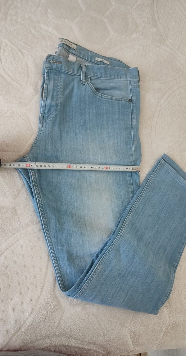 erkek Mavi Normal Kesim Esnek Denim Pantolon - Görsel 2