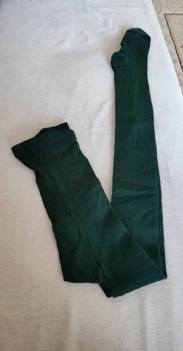 Koyu Yeşil Çocuk Taytı - Görsel 2