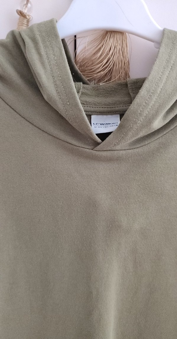 LC Waikiki kapşonlu sweatshirt tertemiz yeniden farksızdır - Görsel 3