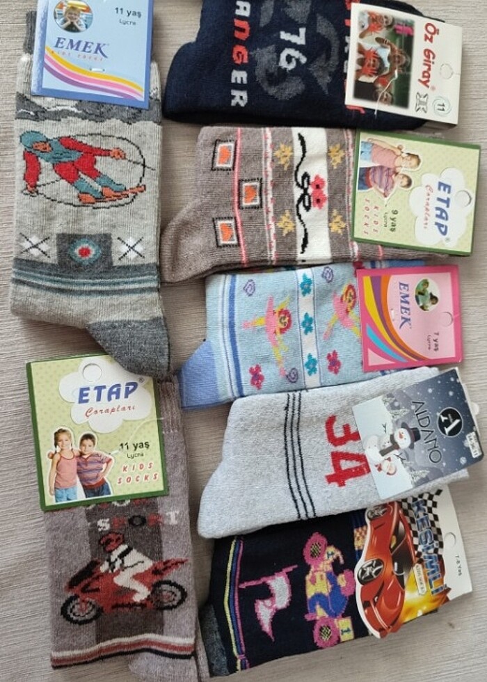 Çeşitli erkek çocuk çoraplar - Görsel 3