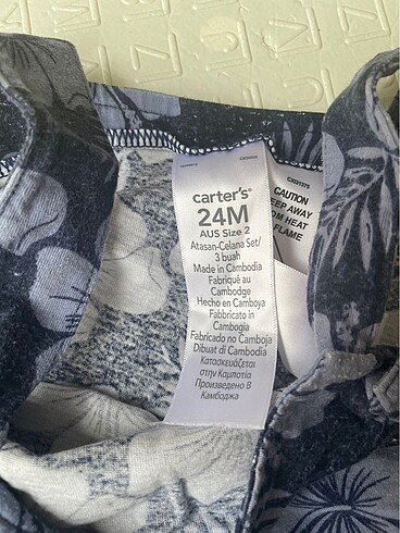 18-24 Ay Beden Carters 24M takim