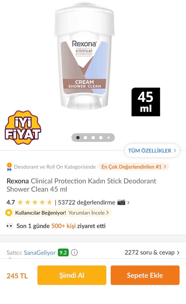 Rexona Clinical Koruma Kadın Deodorant - Görsel 3