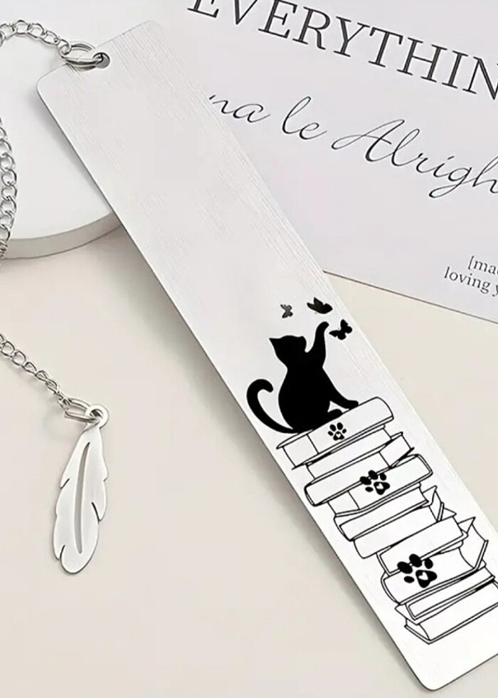 Paslanmaz Çelik Kitap Ayracı - Görsel 2