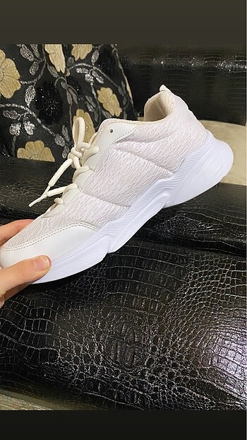 38 Beden beyaz Renk Tomsking Kadın Beyaz File Sneaker