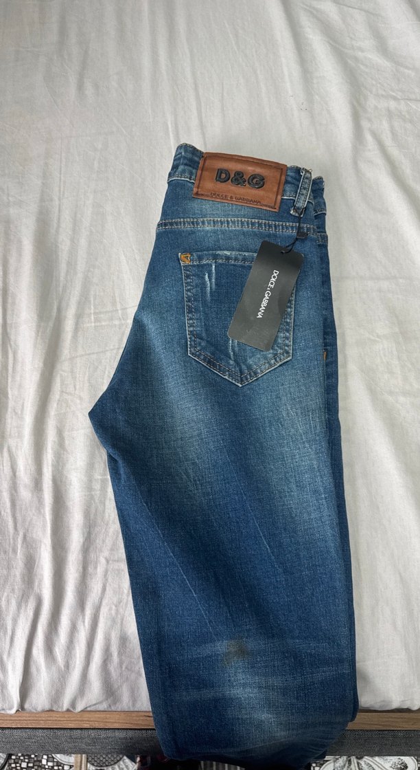 Kadın Lacivert Midi Denim Jean - Görsel 4
