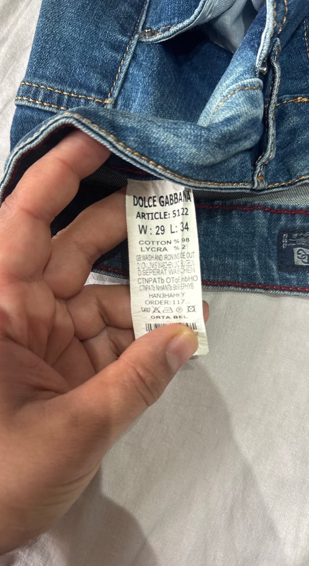 Mavi Düğmeli Bol Kesim Denim Kadın Pantolon - Görsel 4