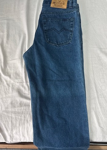 Parlak Mavi Salaş Midi Kadın Kot Pantolon - Görsel 3