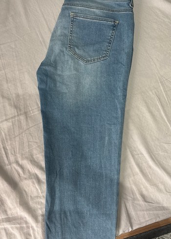 Gri Mavi Kadın Dar Kesim Kot Pantolon - Görsel 4