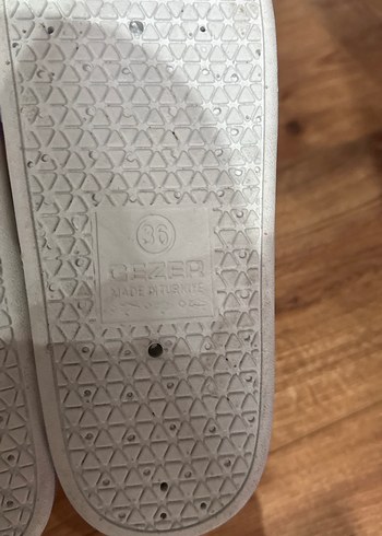 Renkli Baskılı Kadın Terlik, Platform Topuklu, Cırtlı - Görsel 3