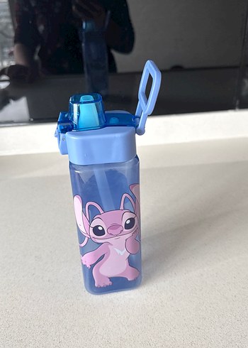 Mavi Çocuk Su Matarası Angel Desenli - Görsel 2