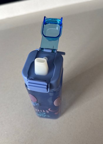 Mavi Çocuk Su Matarası Angel Desenli - Görsel 4