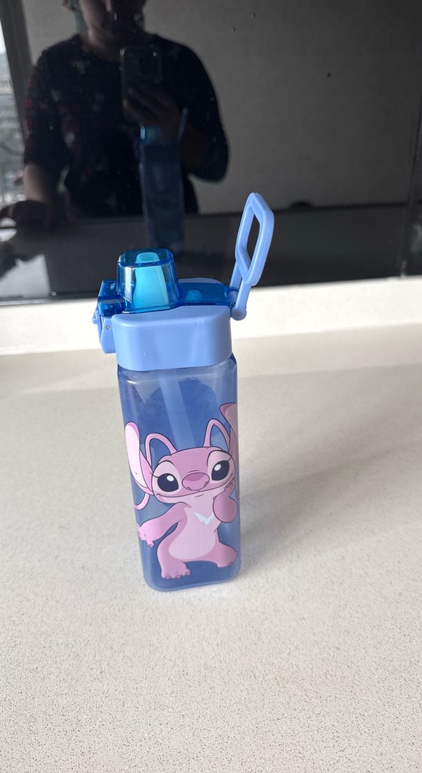 Mavi Çocuk Su Matarası Angel Desenli - Görsel 2