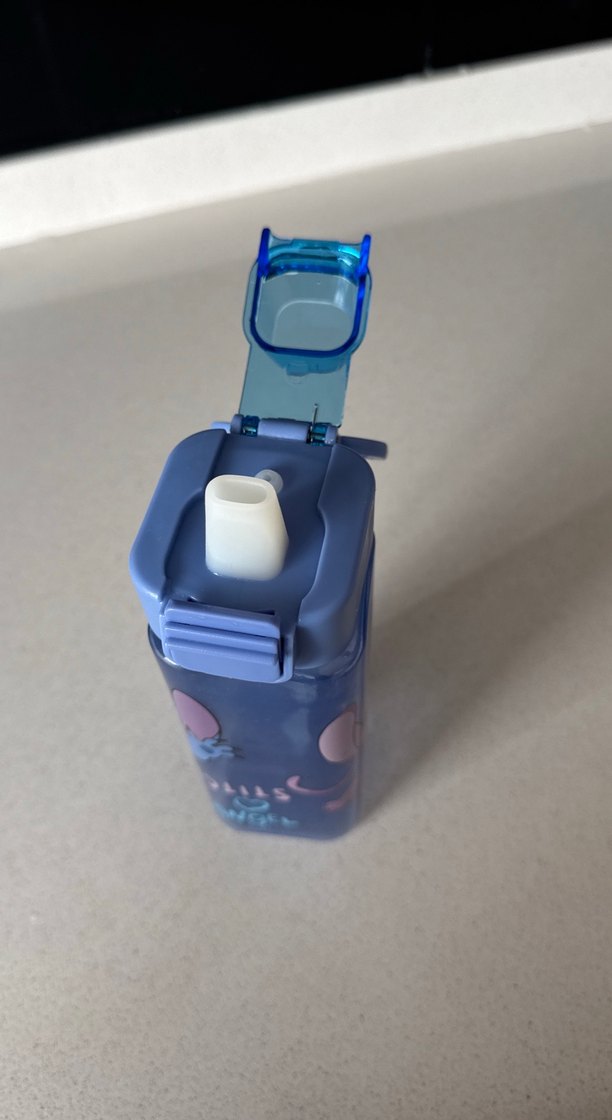 Mavi Çocuk Su Matarası Angel Desenli - Görsel 4