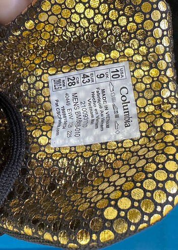 Columbia Siyah Erkek Bot 43 Numara - Görsel 5