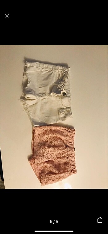 24-36 Ay Beden Kız çocuk yepyeni ikili şort