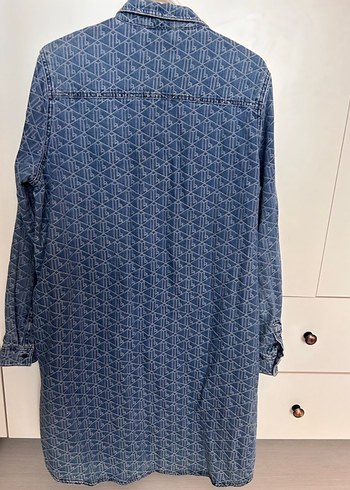 Lacoste Lacoste Kadın Denim Uzun Elbise