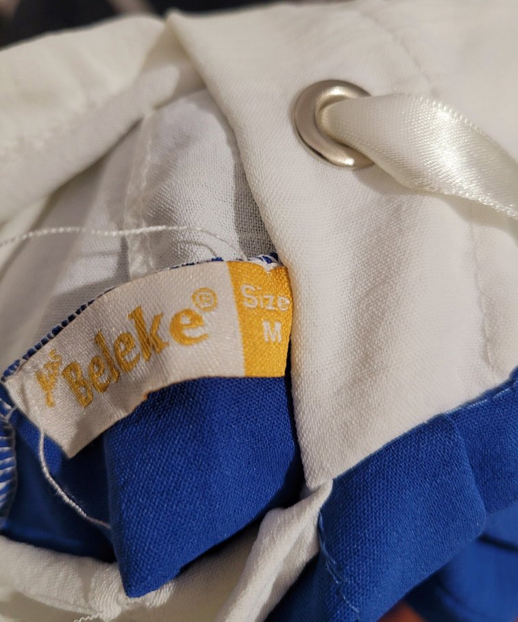 Düğmeli Uzun Mavi Kadın Tunik - Görsel 4