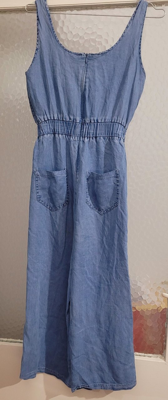 Kadın Kot Kemerli  Tulum - Görsel 3