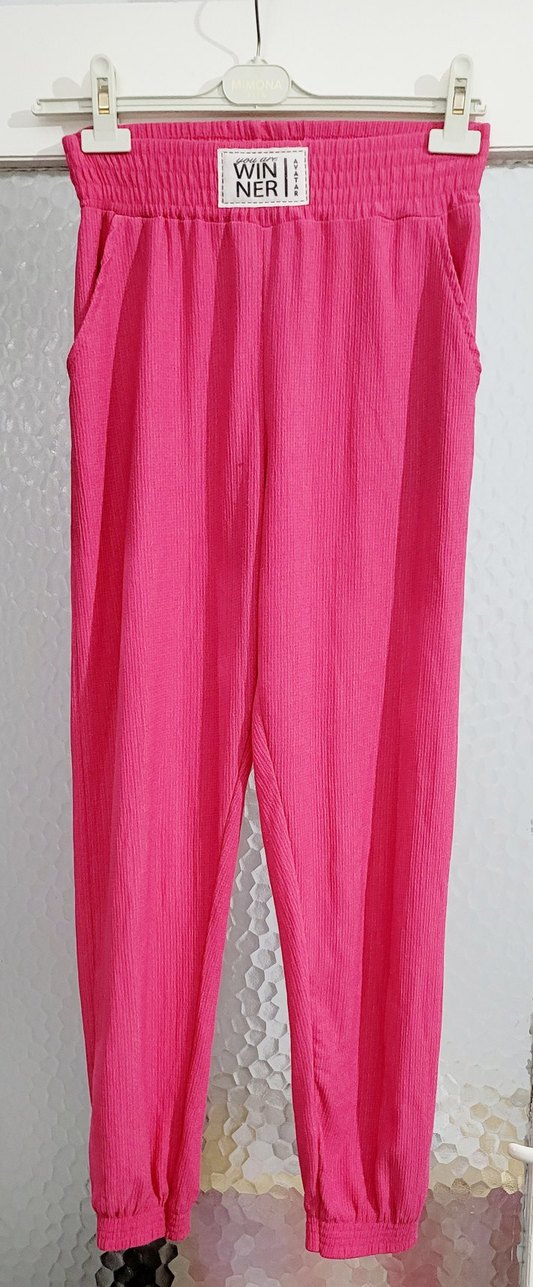 Pembe Kadın   Bol Pantolon 2adet - Görsel 2