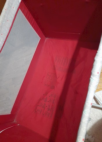 Beden kırmızı Renk Kraft North Dönenceli Park Yatak 70x110 cm
