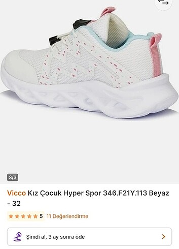 Vicco Vicco kız çocuk spor ayakkabı