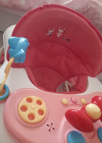 Prego Pembe Renkli Bebek Yürüteci